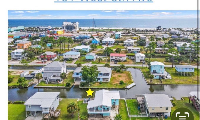 Gulf Shores Casa | SNOWBIRDS dream house on the canal in the heart of Gulf Shores Walk to the beach