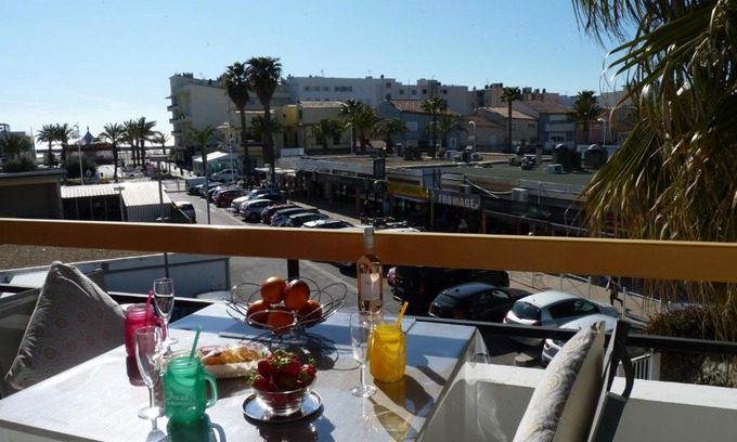 Le Grau-Du-Roi Apartamento | Sol-y-Days Cigales de mer, studios bien équipés et climatisés, en centre-ville à 150m de la plage