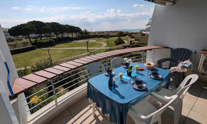 Le Grau-Du-Roi Apartamento | Sol-y-Days Grand Large, front de mer vue panoramique jardins et mer