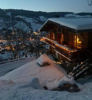 Megeve Chalet De Esquí | SOMPTUEUX CHALET BARON MEGEVE VUE.Jaccuzi.4 mn a pied au centre