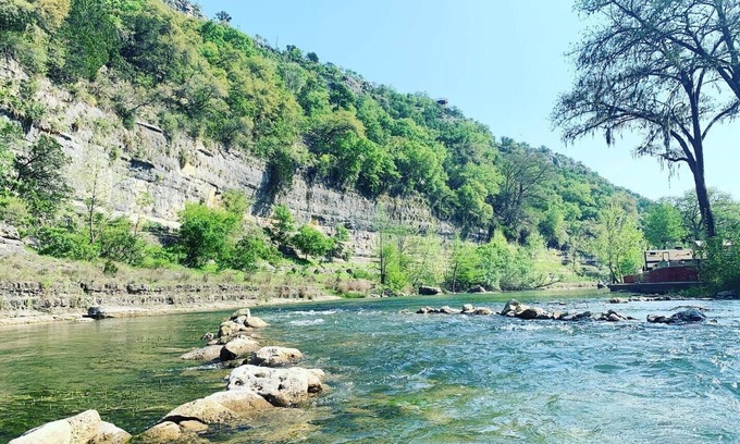 New Braunfels Alquiler De RV | Son's Guadalupe Glamping Tent #B