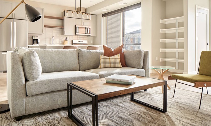 Mill District Apartamento | Sonder at Vicinity | Extended Stay 2BR Apartment w/ Balcony & Parking