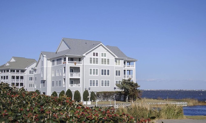Manteo Condominio | Sonido, mente y Bodie: Pirates Cove condominio, piscina comunitaria, soundside.