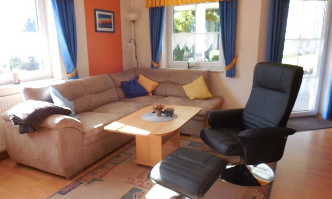 Lohberg Apartamento | Souterain apartment Lärche with 75 sqm with one bedroom