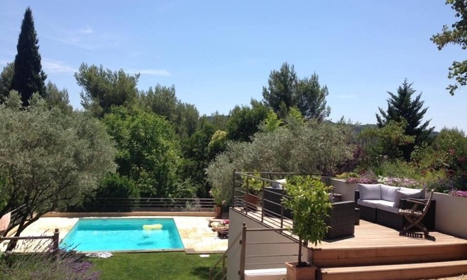 Sud Casa | Aix en Provence casa con orientación sur, jardín sombreado, piscina, vista, muy tranquilo
