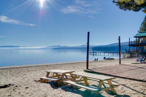 Tahoe Vista Casa | Spa and Beach Access Resort Condo in Tahoe Vista!