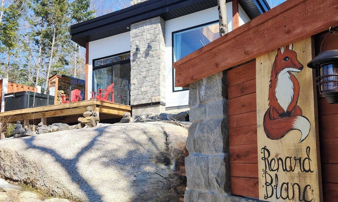 Mauricie Chalet De Esquí | Le Renard Blanc | Spa and Incredible View