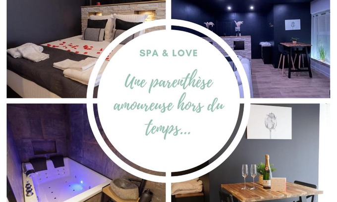Aulnat Apartamento | Spa & Love - Balnéo - Queen size - Cocooning