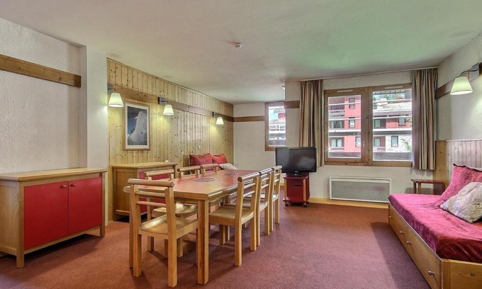 Plagne 1800 Apartamento | Spacieux appartement pour 8 personnes à Plagne 1800 avec balcon - FR-1-455-249