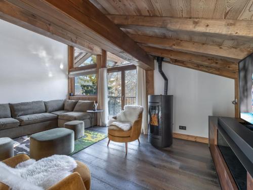 Le Praz Apartamento | Spacieux appartement de luxe à Courchevel, proche pistes et commerces, parking inclus - FR-1-568-7