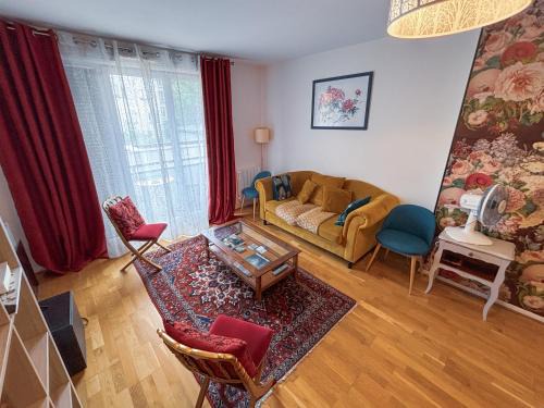 Saint-Denis Apartamento | Spacieux et calme, style parisien, toutes commodités, idéal pour un séjour authentique