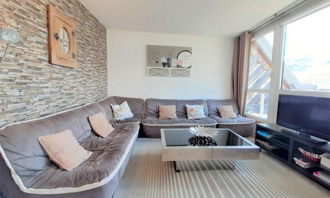 Piau Engaly Apartamento | Spacieux T3 8 pers, Piau-Engaly, terrasse, 2 chambres, ascenseur, casier à ski - FR-1-457-231