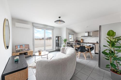 Roseraie Apartamento | Spacieux T4 proche centre-ville, Clim et Parking