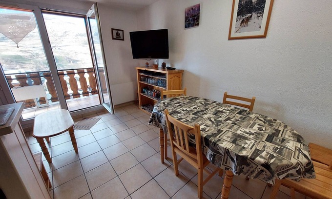 Mont-de-Lans Apartamento | Apartamento Les Deux Alpes, 1 dormitorio, 6 personas