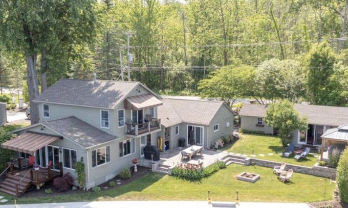 Geneseo Casa | Spacious 4-bedroom house on Conesus Lake. 110 feet of lakefront with hot tub