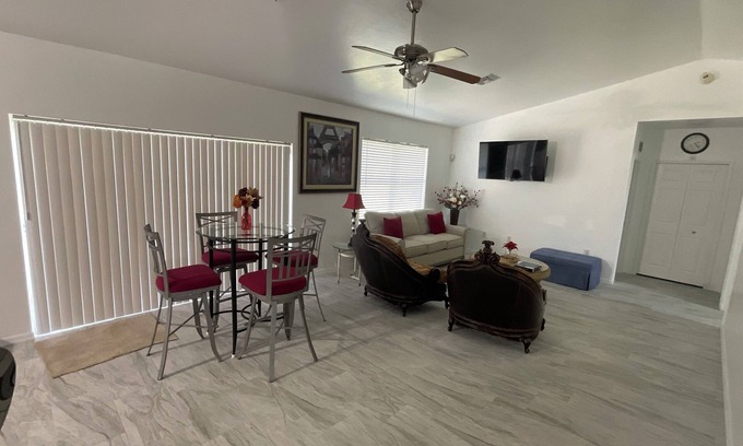 Eisenhower Casa | Spacious 4-bedroom house in peaceful Lehigh Acres with WiFi, AC. Newly remodeled