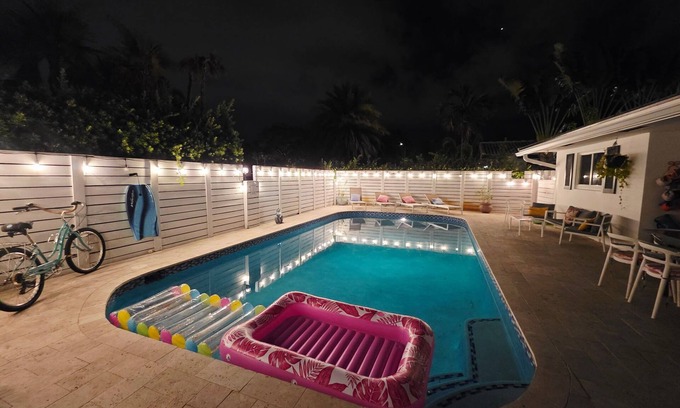 Coral Ridge Isles Casa | Spacious 5-bedroom house with fitness room and AC in welcoming Fort Lauderdale