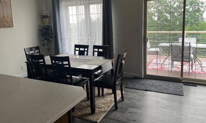 Prince Albert Casa | spacious 5 bedroom home with a game room, walk-in basement, and overlooking deck