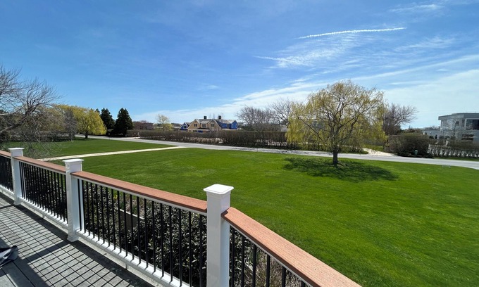 Bridgehampton Casa | Spacious 5-bedroom house with WiFi, AC heated pool, cabana. One block to beach.