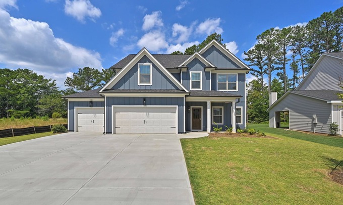 Lawrenceville Casa | Spacious 5-bedroom house with outdoor fireplace near Pleasant Hill!
