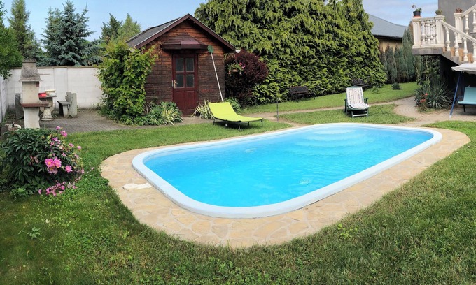 Kapolnasnyek Apartamento | Spacious apartment with pool, panoramic view, garden