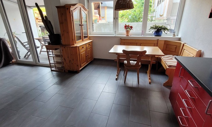 Sudlich der Pfinz Casa | Spacious apartment for the whole family with terrace