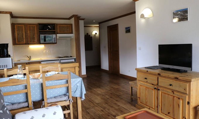 Aussois Apartamento | Apartamento amplio para 6 con WIFI en Aussois
