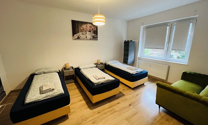 Stahlwerk Weitmar Apartamento | Spacious Apartment I 7 Beds I 3 Sleeping Room I Fast Wifi I Balcony