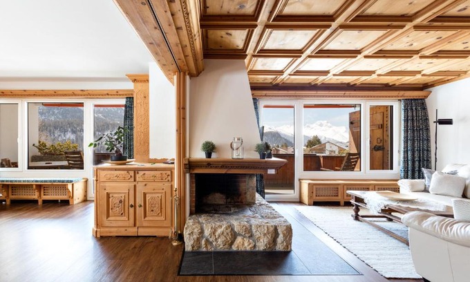 Champfer Apartamento | Spacious Apartment with fantastic Alpine Panorama