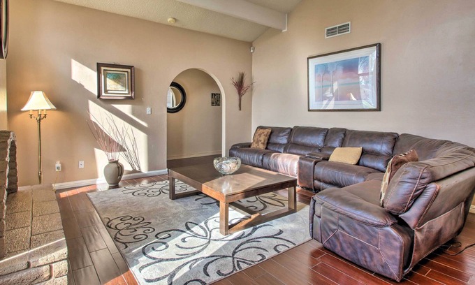 Bakersfield Casa | Spacious Bakersfield Vacation Rental with Fire Pit