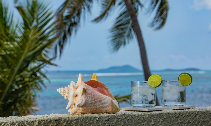 Orange Grove Condominio | Spacious beach front living with spectacular Caribbean sea-views.