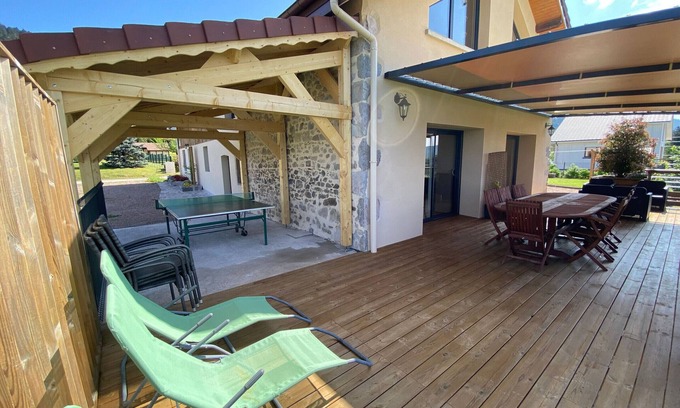 Vagney Cabaña | Casa rural espaciosa para 10 pers en Vagney - Sauna, juegos, cerca de Gérardmer