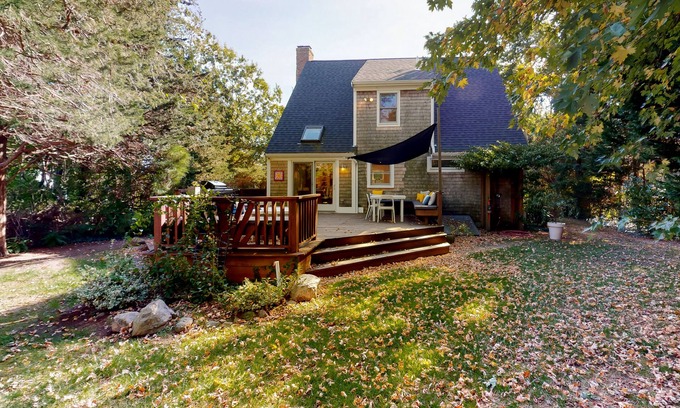 Dennis Casa | Spacious Dennis Home with Large Deck & Backyard - Walk to Corporation Beach