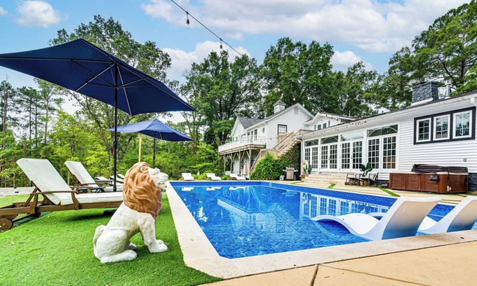 Durham Casa | Spacious Durham Home w/ Fire Pit & Hot Tub!