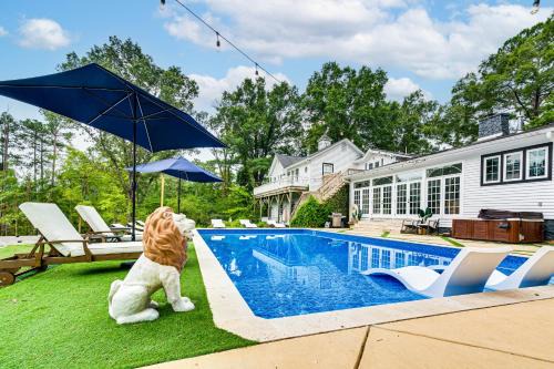 Durham Casa | Spacious Durham Home with Fire Pit and Hot Tub!