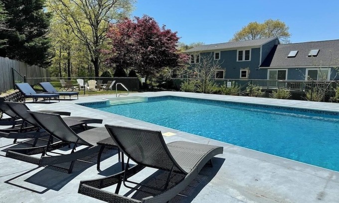 Waquoit Village Casa | Spacious East Falmouth Home w/ Pool and Central AC RPAM038