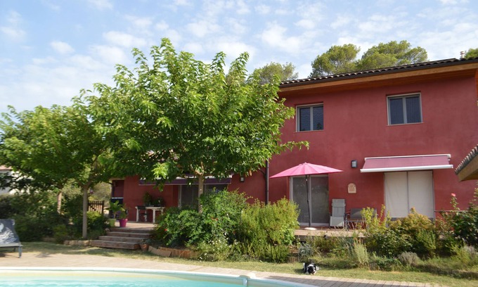 Carces Casa | Spacious ecological family home, quiet, dominant view, swimming pool,