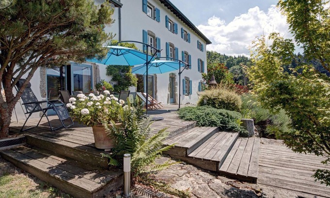 Saint-Jean-la-Vetre Cabaña | Amplio alojamiento familiar, 14 pers, encanto y comodidad