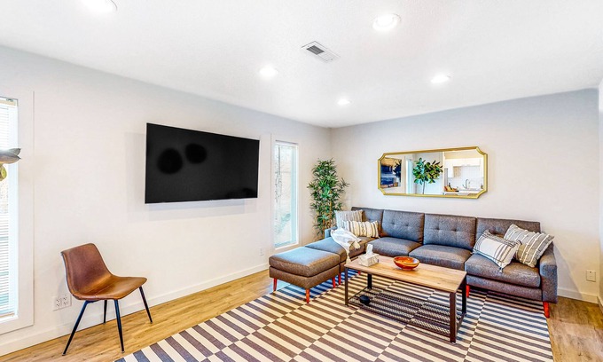 Elkhart Casa | Spacious gem with ample outdoor space, deck, & AC - quick drive to Notre Dame