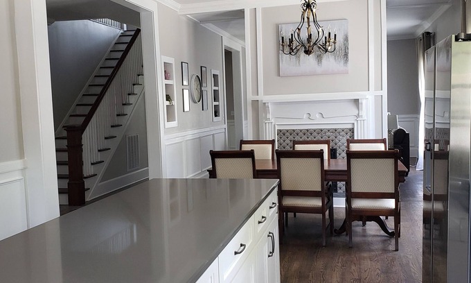 Graham Casa | Spacious historic home with vintage southern elegance and a gourmet kitchen