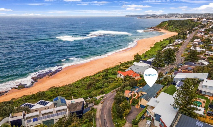 Forresters Beach Casa | Vista del acantilado - 62 Forresters Beach Road, Forresters Beach