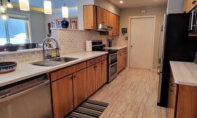 Bear Creek Casa | Spacious Home on a Rushing Glacier Fed Creek