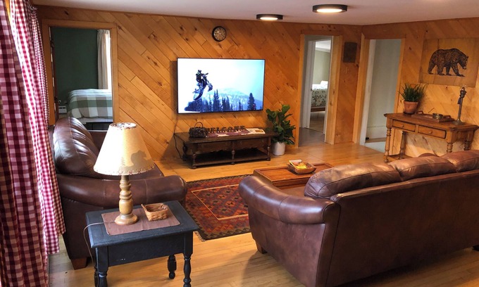 Calumet Casa | Spacious home with charming lodge feel – In town, one block from trails!
