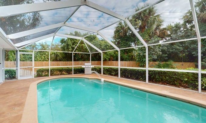 Vero Beach South Casa | Spacious home with private pool, enclosed yard and grill