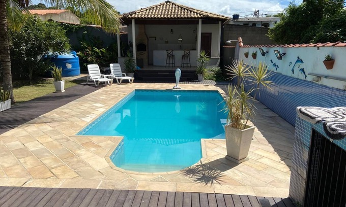 Marica Casa | Spacious house with swimming pool in Maricá-RJ. Accommodates up to 8 people. Pets allowed.
