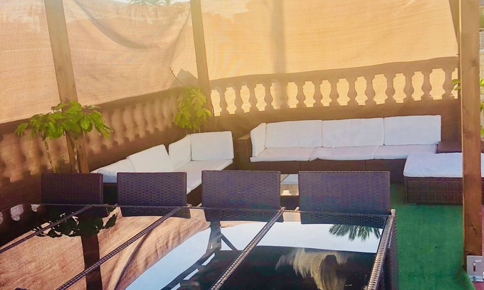 Aguadulce Casa | ESPACIOSA CASA+TERRAZA a pasos- PLAYA VillaÁfrica, WIFI, AIRE ACON. VENTILADORES