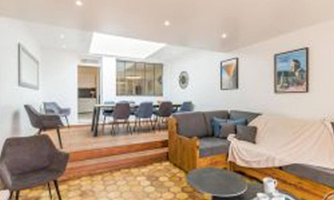Portbail Cabaña | Casa espaciosa en Portbail - 5 habitaciones, jardín privado, se admiten mascotas