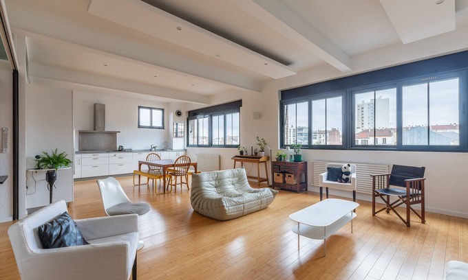 Le Pre-Saint-Gervais Apartamento | Spacious loft in Pré-Saint-Gervais - Welkeys