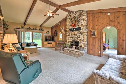 LaPorte Casa | Spacious Lakefront Home with Patio and Boat Dock!