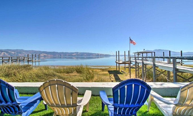 North Lakeport Casa | Spacious Lakeport House on Clear Lake with Dock